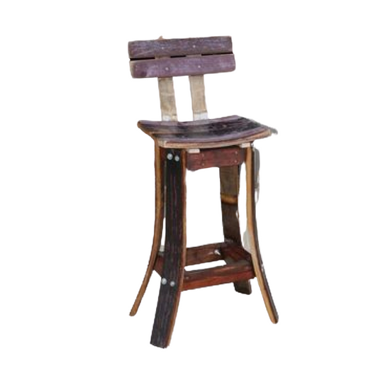 Whiskey & Wine Barrel Stave Stools