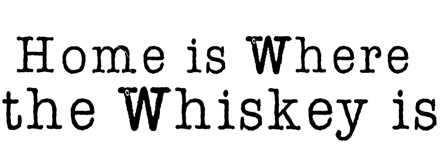 Whiskey Scripts on 24 Inch- Stave Sign