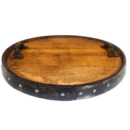 Single Band Bourbon Barrel Tray