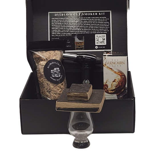 Authentic Whiskey Stave Vacuum Smoker Gift Set